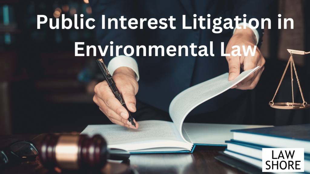 public interest litigation in environmental law