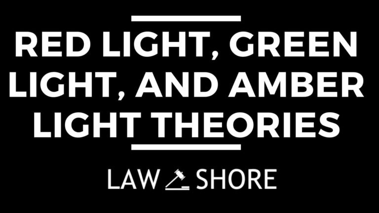 red light and green light theory of administrative law