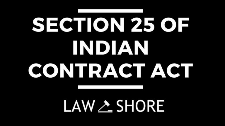 Section 25 of Indian Contract Act