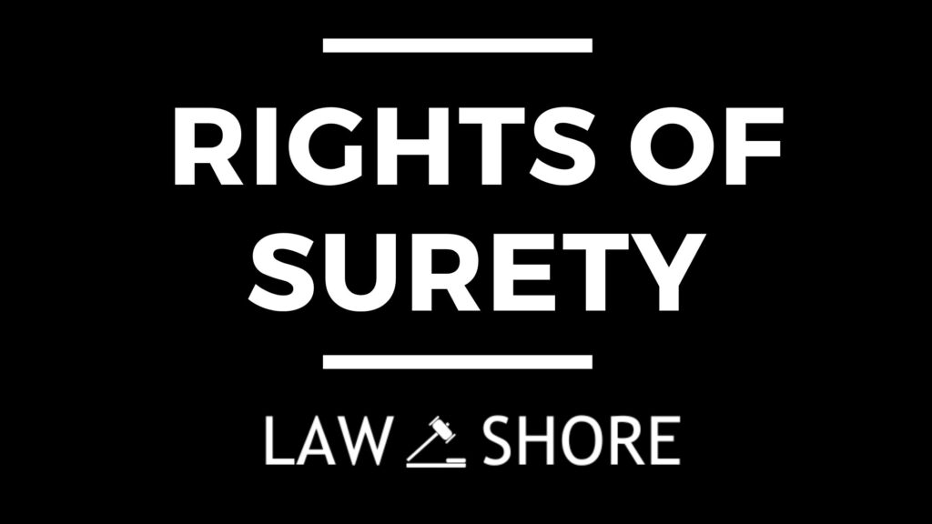 Rights of Surety